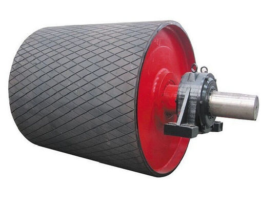 Diameter 500mm Rubber Lagging Conveyor Bend Pulley
