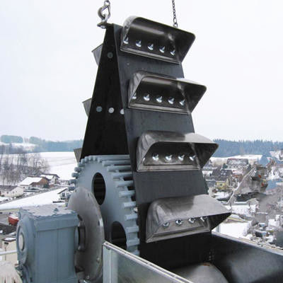 Grain Transport 40m Carrying Height Chain Bucket Elevator