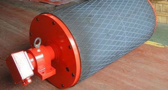 Rubber Vulcanized Lagging Motorized Conveyor Pulley