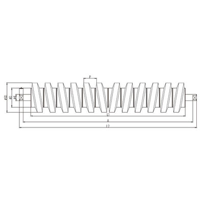 Rubber Cushion Impact Troughing Idlers 4'' Diameter Color Material