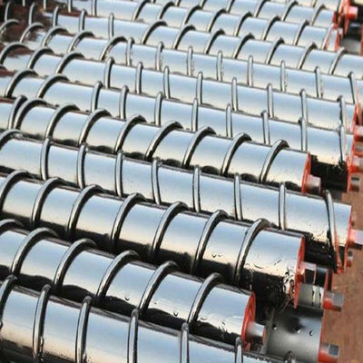 Rubber Cushion Impact Troughing Idlers 4'' Diameter Color Material
