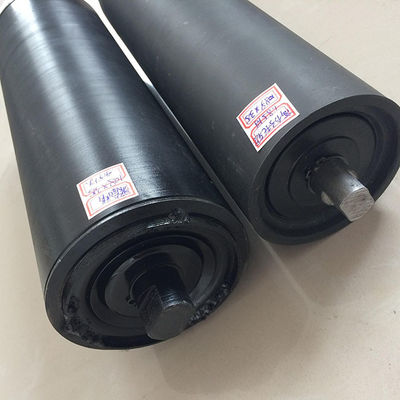 Grooved Black Steel Plants Hdpe Conveyor Roller