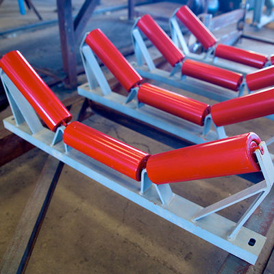 Customizable Red Mining Oem Heavy Duty Conveyor Rollers