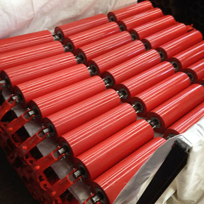 Customizable Red Dia 89mm Dt Ii Conveyor Roller Guaranteed 6 Months
