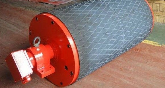 Rubber Vulcanized Lagging Motorized Conveyor Pulley